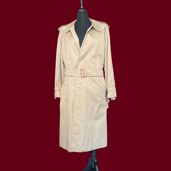 Burberry Men's Tan Trench Coat